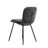 Pine Fabric Dining Chair in Grey Colour