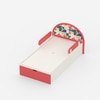 Sweet Slumber Toddler Bed in Red
