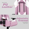 ASE Gaming Gold Series With Footrest Gaming Chair (Pink)