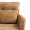 Synluxe Fabric Dining Chair in Brown Colour