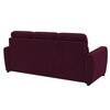 Alvaro Velvet 3 Seater Sofa Red wine Color