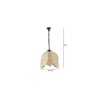 Watson Beige Bamboo Hanging Light