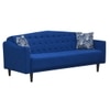 Pacific 3 Seater Sofa Cum Bed In Blue Colour