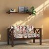 Farmone 2 Seater Wooden Sofa (Red)