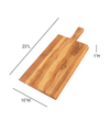 Ireka Home Dize Acacia Wood Chopping Board – Cutting & Serving Board (58 x 25 cm)