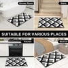 Luxe Home Macau Square Bath Mat (40x60 cm)- Grey