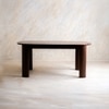 Twilight Solid Wood Eight Seater Dining Table in Brown Colour