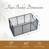 Cache Rectangle Wire Basket Black
