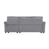 Scarlet  Pull Out Sofa cum Bed  in Grey Colour