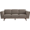 Scandinavian Civic Three Seater Sofa Cocoa Finish