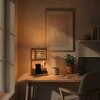Minister Wooden Table Lamp With Mobile Stand