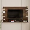 Bluewud Harri Engineered Wood Tvcabinet In Brown Maple & White Finish
