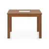 Brighton Square 4 Seater Dining Table Finish Amber Walnut
