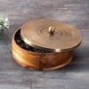 Inscribe Acacia Wood Masala Box Silver