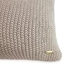 Moss Knit Stone Cotton Knitted Decorative Cushion Cover 16 x 16 Inches