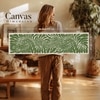 Botanical Boho Leaf Canvas Wall Art 12 x 46 Inch