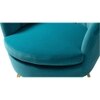 Foster Accent Chair in Teak Blue Colour