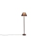 Denzel Blue Cotton Shade Floor Lamp