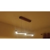 Twist 36 Brown Wooden LED Hanging Lamp