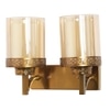 Eliante Modern Wall Lights Mild Steel & Glass Material Antique Gold & Champaign Finish