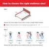 LiveIn Bounce - 3 Zone Pocket Spring with HR Foam Mattress for Zero Motion Transfer (78 x 48 in, 8 Inches)