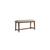 Aglaea Solid Wood Bench In Provincial Teak Finish