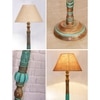 Devansh Wooden Floor Lamp