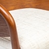 Pusha Veneer Dining Chair in Brown Colour