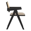Scandinavian Kairi Dining Chair Black Matte Finish