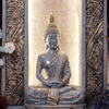 Slate Buddha Grey Fiber Glass Indoor Fountain