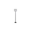 Wendy Multicolour Fabric Floor Lamp with Black Iron Base