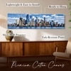 New York City Skyline Canvas Wall Art 12 x 46 Inch
