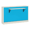 Mystica Engineered Wood Bed in Azure Blue Colour