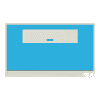 Mystica Engineered Wood Bed in Azure Blue Colour