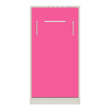 Mystica Engineered Wood Bed in Barbie Pink Colour