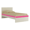 Riga Engineered Wood Bed in Barbie Pink Colour