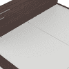 Asher Engineered Wood Queen Size Non Storage Bed In Choco Walnut Finish