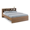 Knox Engineered Wood King Size Non Storage Bed In Exotic Teak Finish