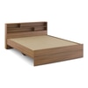 Knox Engineered Wood King Size Non Storage Bed In Exotic Teak Finish
