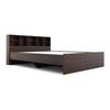 Nexon Queen Bed In Choco Walnut Finish