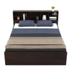 Nexon Queen Bed In Choco Walnut Finish