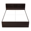 Nexon Queen Bed In Choco Walnut Finish