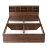 Nexon King Bed In Natural Teak Finish