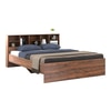 Nexon King Bed In Natural Teak Finish