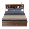 Nexon King Bed In Natural Teak Finish