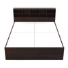 Nexon King Bed In Choco Walnut Color