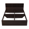 Nexon King Bed In Choco Walnut Color