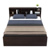 Nexon King Bed In Choco Walnut Color