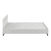 Kane Double Bed In Frosty White Color