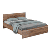 Amber Queen Bed In Natural Teak Finish
